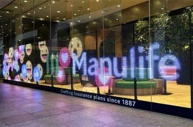 Transparent LED Display Adhesive Installation